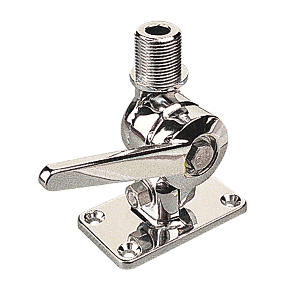 Sea-Dog Adjustable Antenna Base - Die Cast Zinc Chrome Plated at Sonark Marine