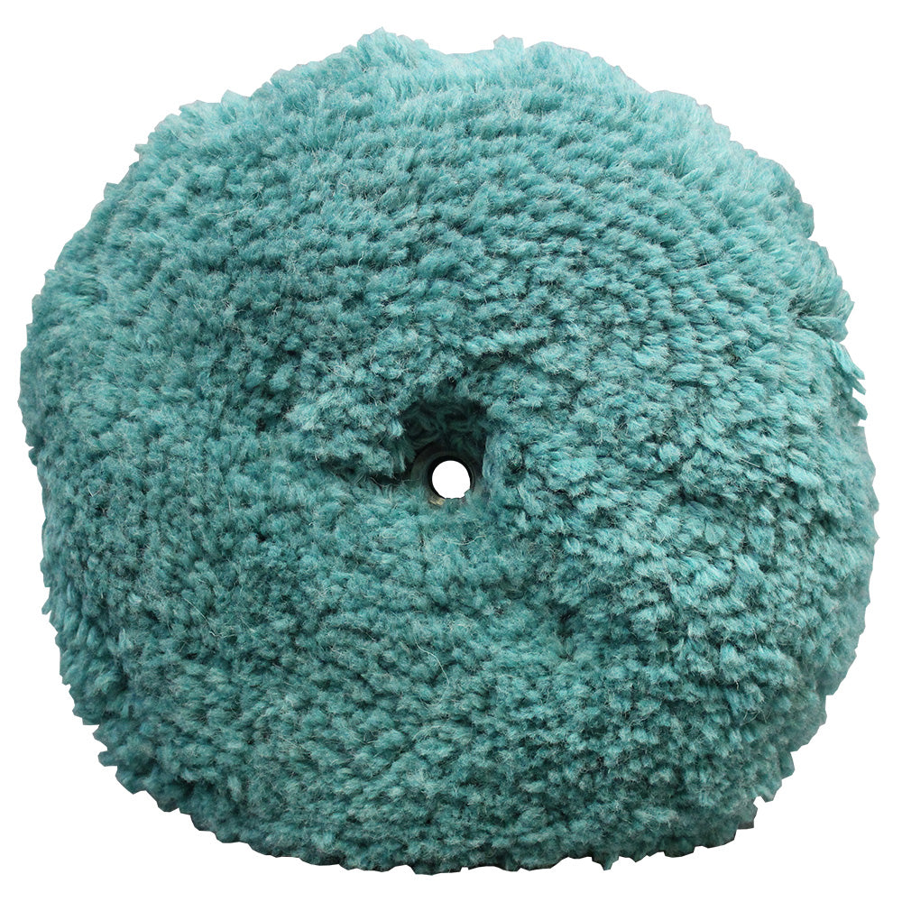 Presta Green Double-Sided Wool Light Cutting/Polish Pad - 9" at Sonark Marine