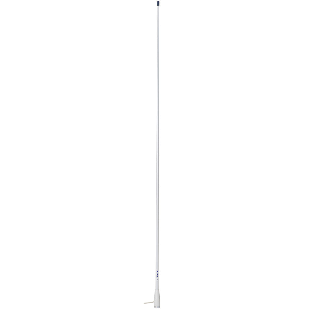Scout 5' White VHF Antenna 3dB Nylon Ferrule w/5M RG-58 Coax KS-22 at Sonark Marine