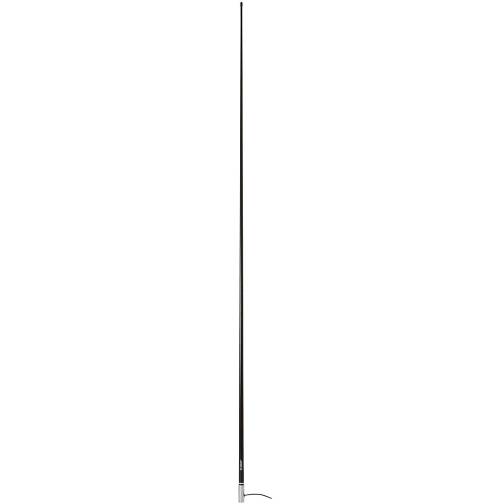 Scout 8' Black VHF Antenna 6dB Stainless Steel Ferrule w/5M RG-58 Coax Includes PL-259 KS-42 at Sonark Marine