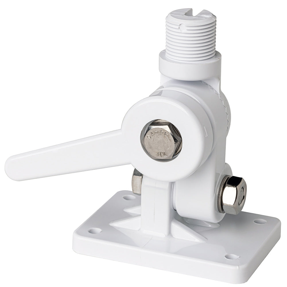 Scout Four-Way Nylon Ratchet Mount - White at Sonark Marine