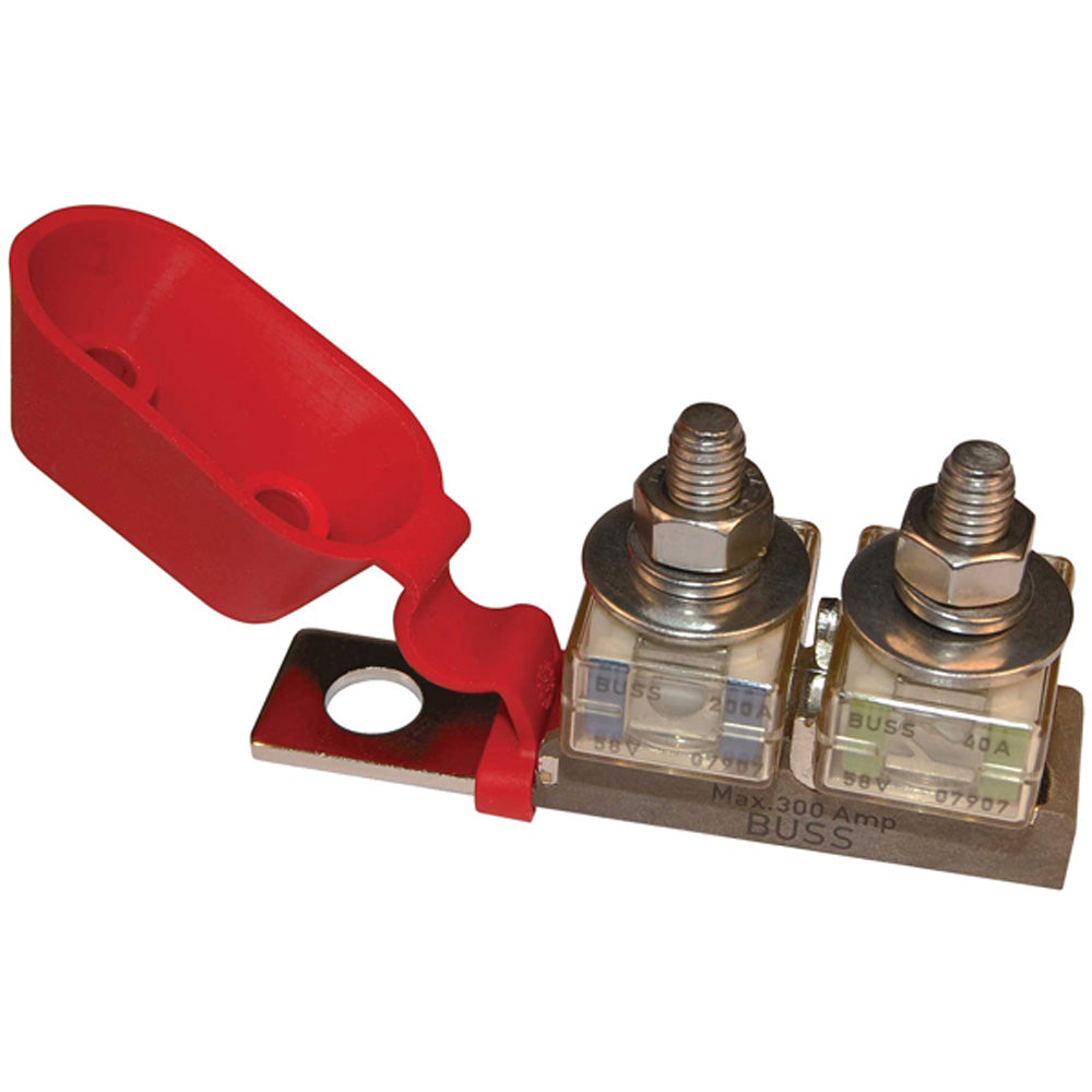 Blue Sea Systems Blue Sea 2151 Terminal Fuse Block - 3/8" Mounting Hole - 2 Terminal Studs at Sonark Marine