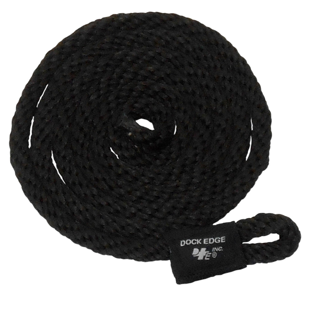 Dock Edge Fender Line - 3/8" x 5' - Black - 2-Pack at Sonark Marine