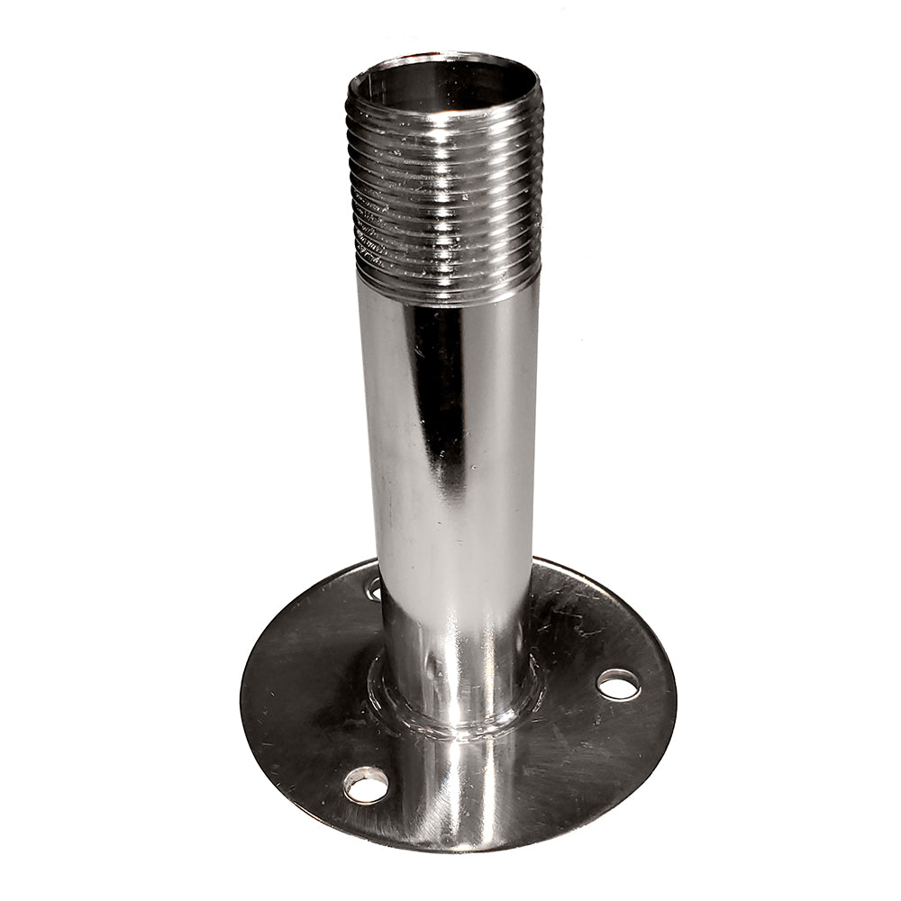 Sea-Dog Fixed Antenna Base 4-1/4" Size w/1"-14 Thread Formed 304 Stainless Steel at Sonark Marine