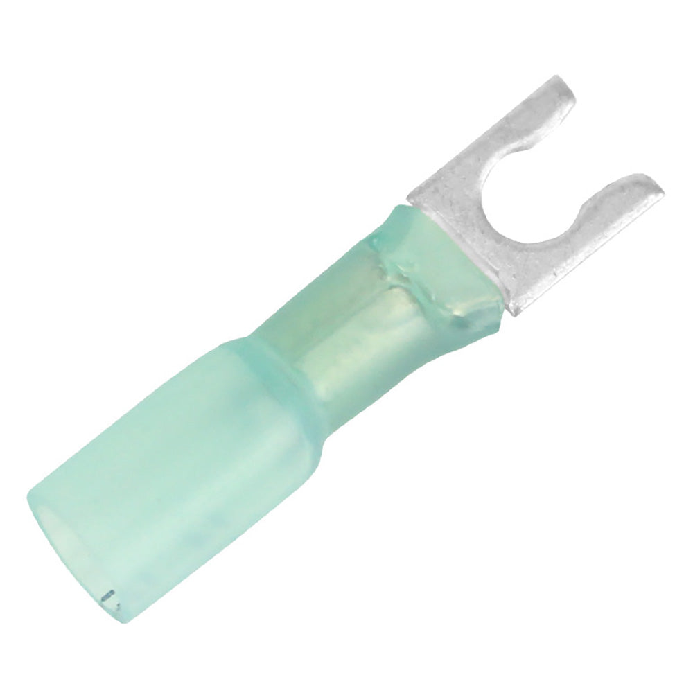 Pacer 16-14 AWG Heat Shrink Spade Terminal - #10 Stud Size - 100 Pack at Sonark Marine