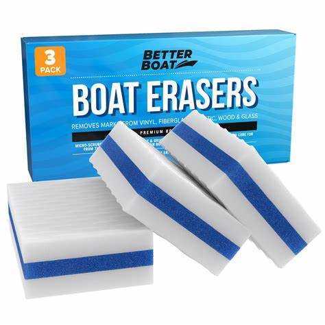 Better Boat Premium Boat Erasers (3-Pack)