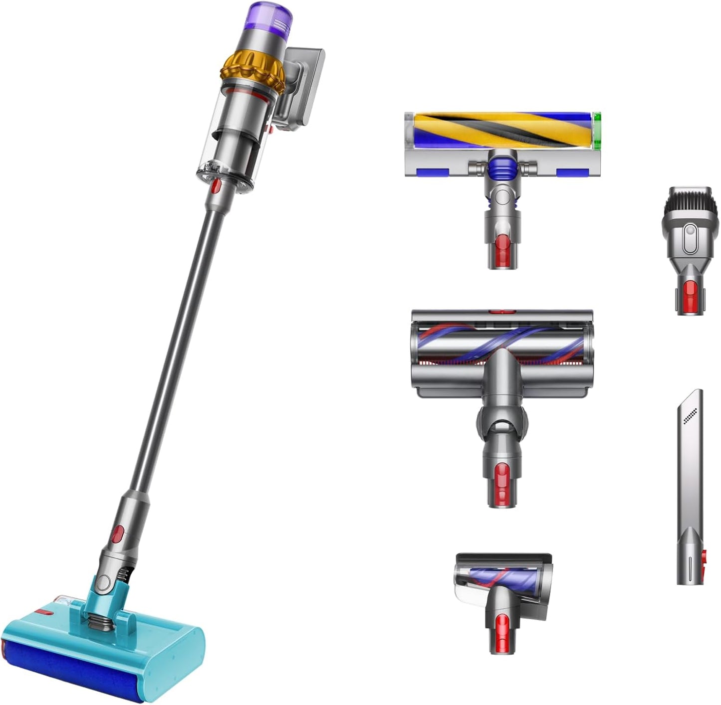 Dyson V15s Detect Submarine Wet Dry Vacuum, Yellow/Nickel