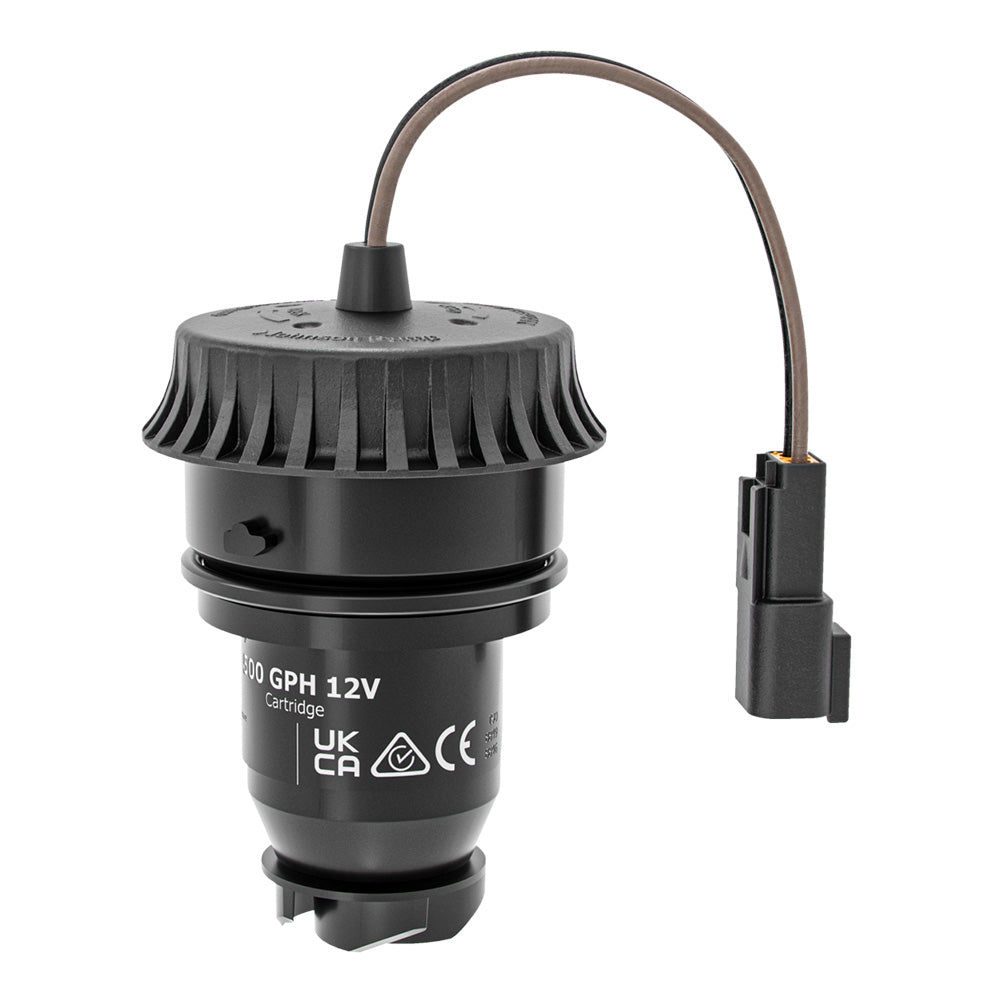 Bilge pump cartridges for fast replacement and bilge pump service