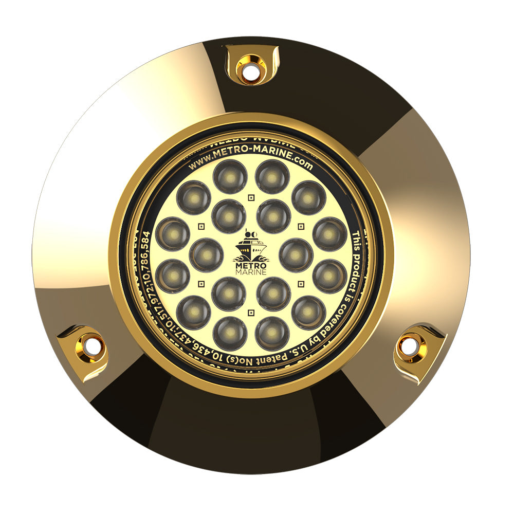 Metro Marine High-Output Submersible Underwater Light w/Intelligent Monochromatic LED's - White, 90&deg; Beam