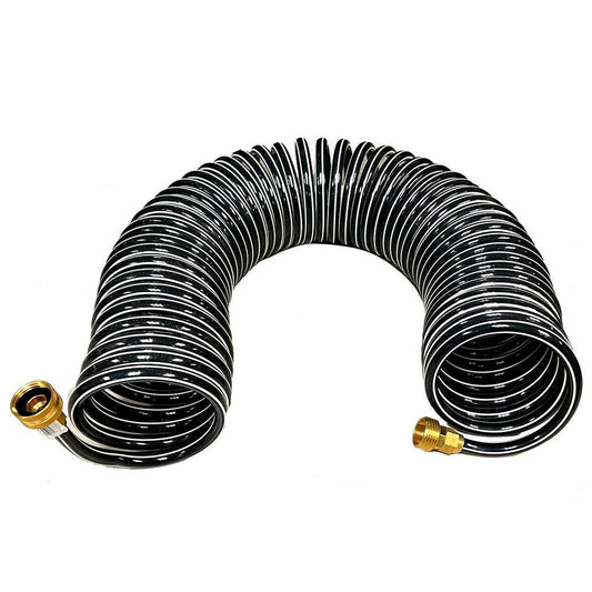 Trident Marine Coiled Wash Down Hose w/Brass Fittings - 15 [167-15] - SONARK MARINE 