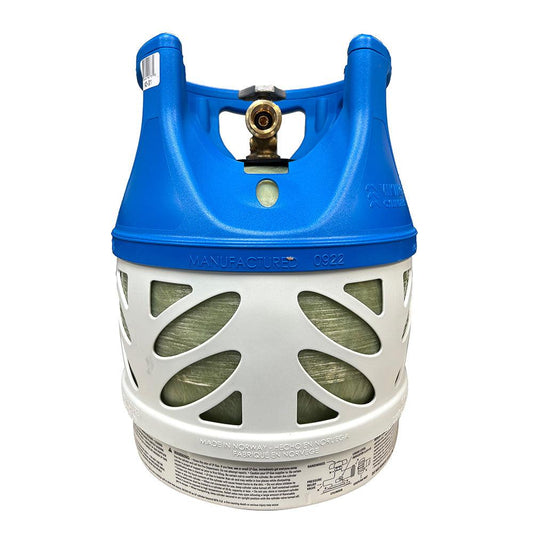 Viking Cylinders 11lb Vertical Fiberglass Composite LPG Cylinder w/Type 1 Valve - OPD, DOT, TC Approved [1420-0011] - SONARK MARINE 