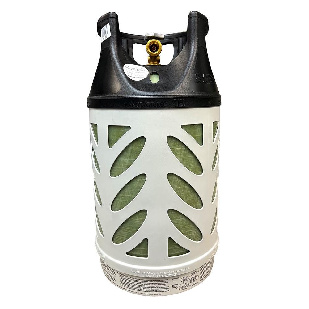 Viking Cylinders 22lb Vertical Fiberglass Composite LPG Cylinder w/Type 1 Valve - OPD, DOT, TC Approved [1420-0022] - SONARK MARINE 