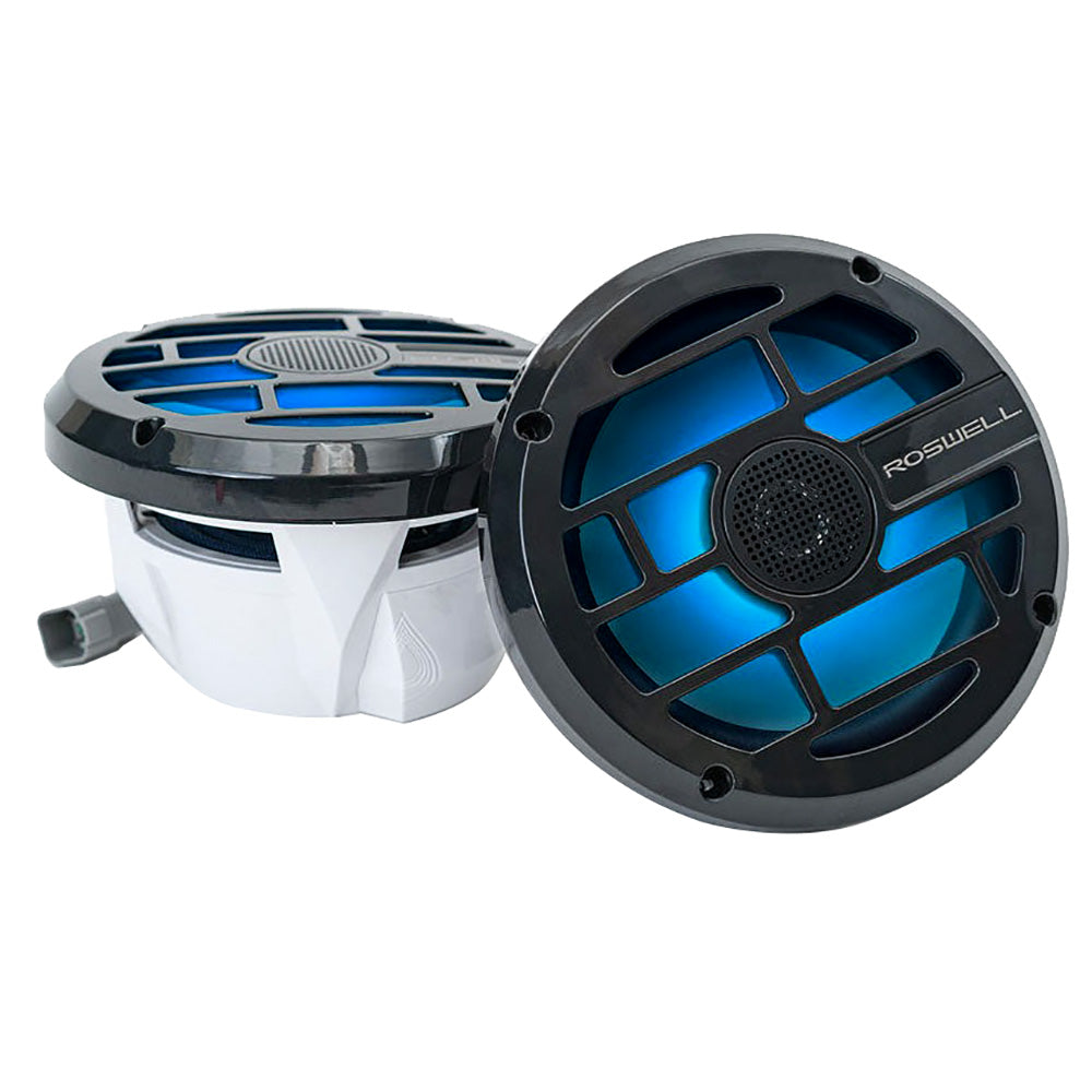 Roswell Marine Roswell R Series 7.7” Marine Speakers - Anthracite Grille - 80W RMS & 160W Peak Power at Sonark Marine