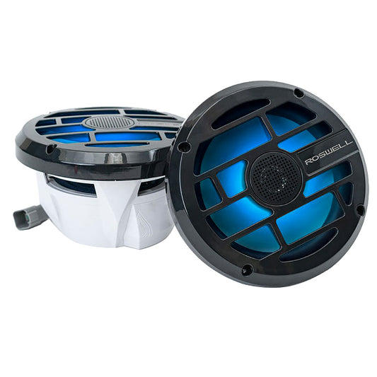 Roswell Marine Roswell R Series 7.7” Marine Speakers - Anthracite Grille - 80W RMS & 160W Peak 