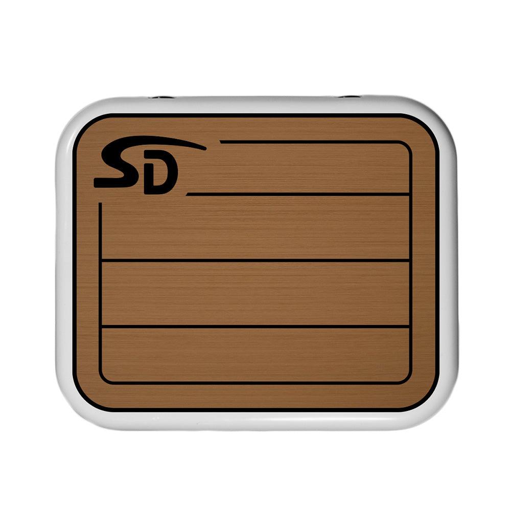 SeaDek YETI Roadie 24 Teak Cooler Pad - 6mm - Mocha/Black [53637-80093] - SONARK MARINE 