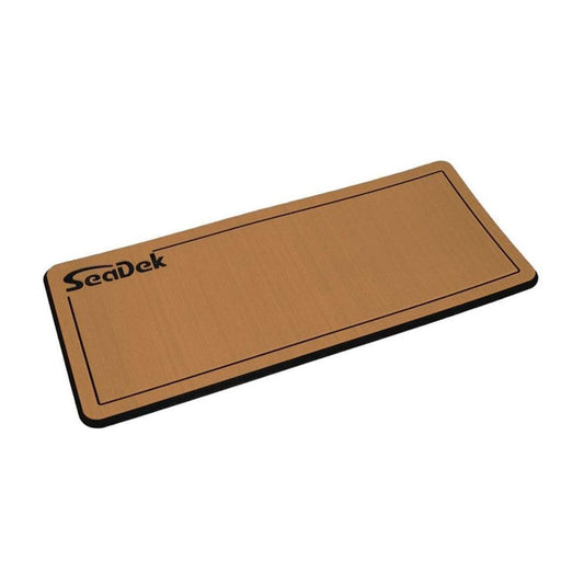 SeaDek 14 x 36" 20mm Dual Density Small Helm Pad w/SeaDek Logo - Brushed Texture - Mocha/Black (355.6mm x 914.4mm x 20mm) [37925-80327] - SONARK MARINE 