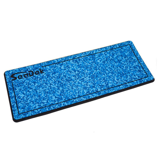 SeaDek 14 x 36" 20mm Dual Density Small Helm Pad w/SeaDek Logo - Brushed Texture - Aqua Camo/Black (355.6mm x 914.4mm x 20mm) [37925-81119] - SONARK MARINE 