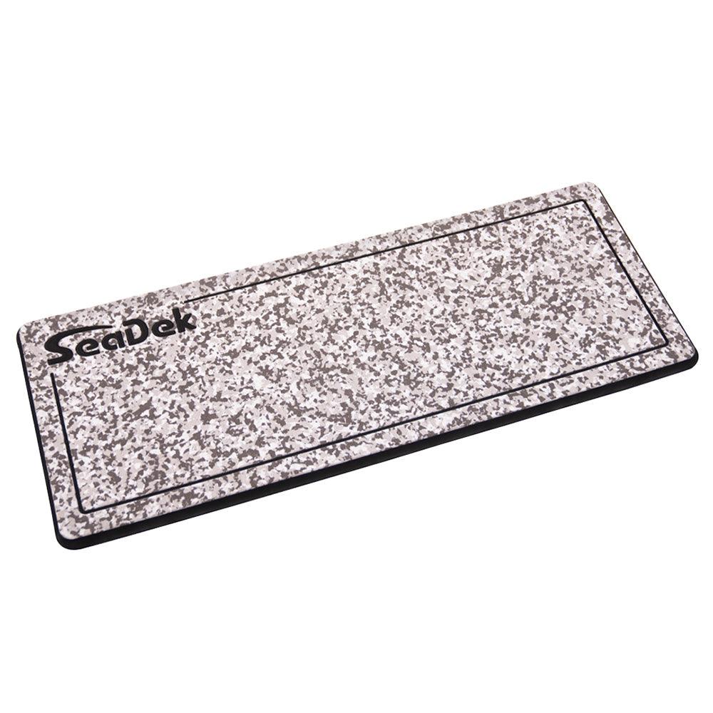 SeaDek 16 x 39" 20mm Dual Density Large Helm Pad w/SeaDek Logo - Brushed Texture - Snow Camo/Black (406.4mm x 990.6mm x 20mm) [37926-83699] - SONARK MARINE 