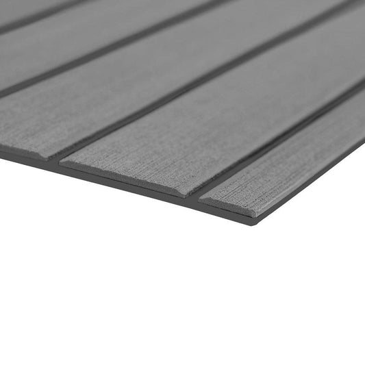 SeaDek 40" x 80" 6mm Teak Full Sheet - Brushed Texture - Storm Grey/Dark Grey (1016mm x 2032mm x 6mm) [32279-81029] - SONARK MARINE 