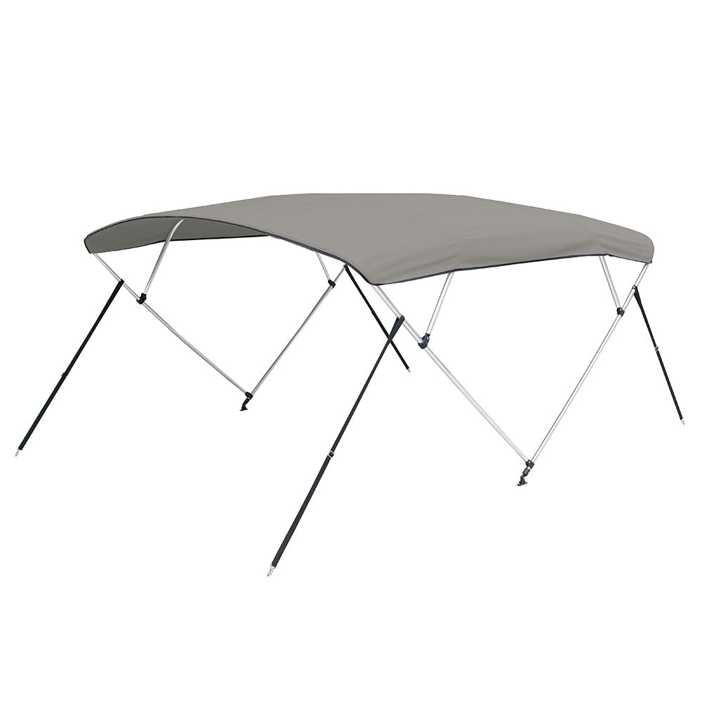 Carver by Covercraft Carver 3 Bow 5481U Bimini Top with Boot - Cadet Grey Acrylic at Sonark Marine