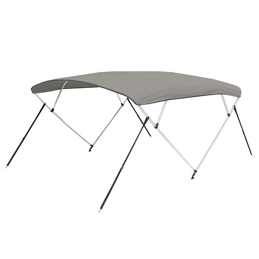 Carver by Covercraft Carver 3 Bow 5481U Bimini Top with Boot - Cadet Grey Acrylic