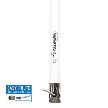 Shakespeare Galaxy 5230 14' VHF Antenna - 8dB Gain [5230] - SONARK MARINE 