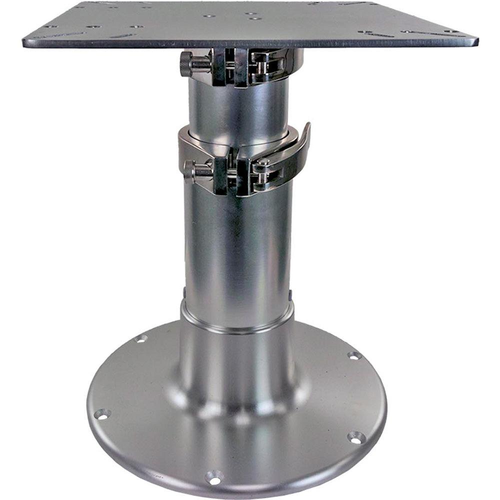 Springfield Pedestal - 3-Stage Table - 16"-30" - Brite Dip [1660236] - SONARK MARINE 