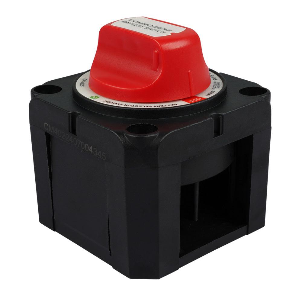 Commodore 4-Position Compact Dual Battery Selector Switch [CM-402S] - SONARK MARINE 