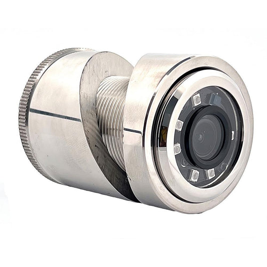 Iris 3MP Compact 316L Stainless Steel Thru-Hull/Panel IP Camera - 2.8mm Lens [IRIS435-28] - SONARK MARINE 