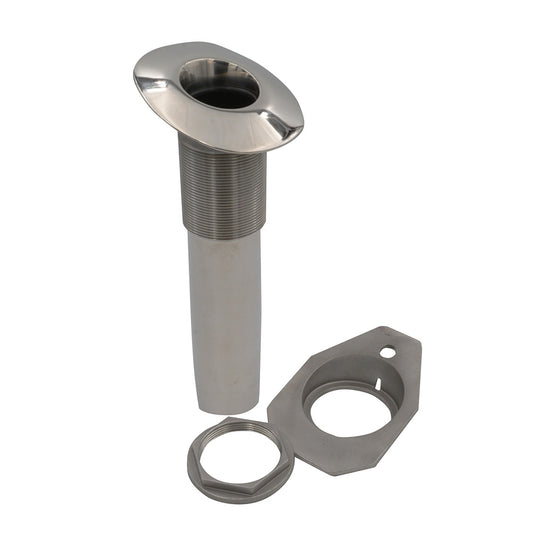 C.E. Smith C.E. Smith Screwless Flush Mount Rod Holder - 15 Degree - Black Liner - No Logo