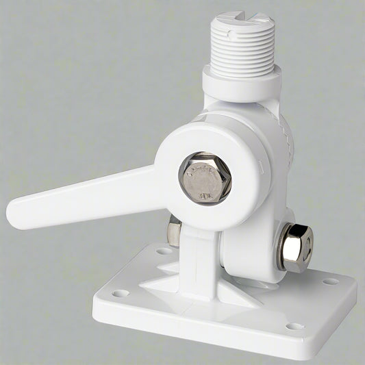 Scout Four-Way Nylon Ratchet Mount - White [PF AC NBASE001]