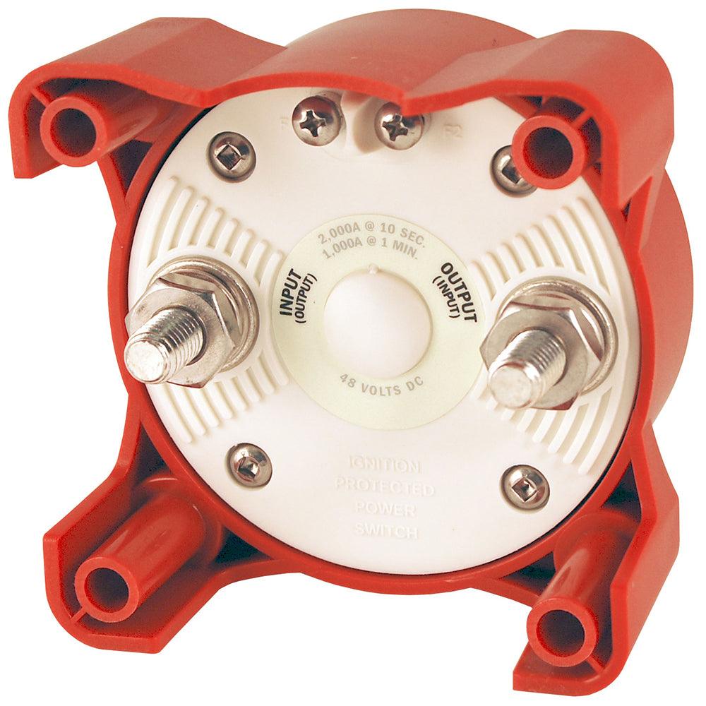 Blue Sea 9004e e-Series Battery Switch Single Circuit ON/OFF w/Alternator Field Disconnect [9004E] - SONARK MARINE 