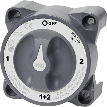 Blue Sea 3002 HD-Series Battery Switch Selector [3002] - SONARK MARINE 