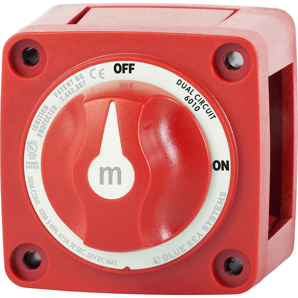 Blue Sea 6010 m-Series (Mini) Battery Switch Dual Circuit [6010] - SONARK MARINE 