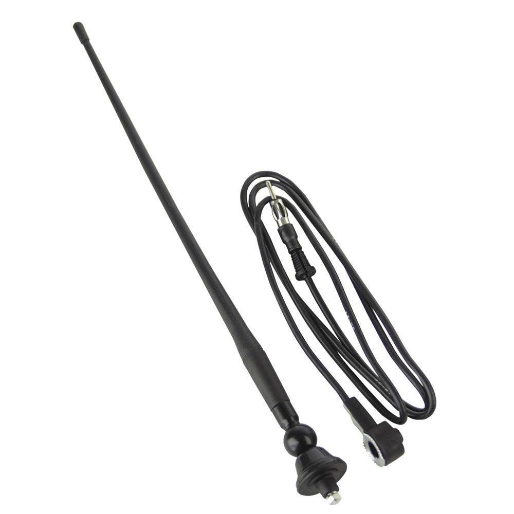 Boss Audio MRANT12 AM/FM Rubber Antenna - Black [MRANT12] - SONARK MARINE 