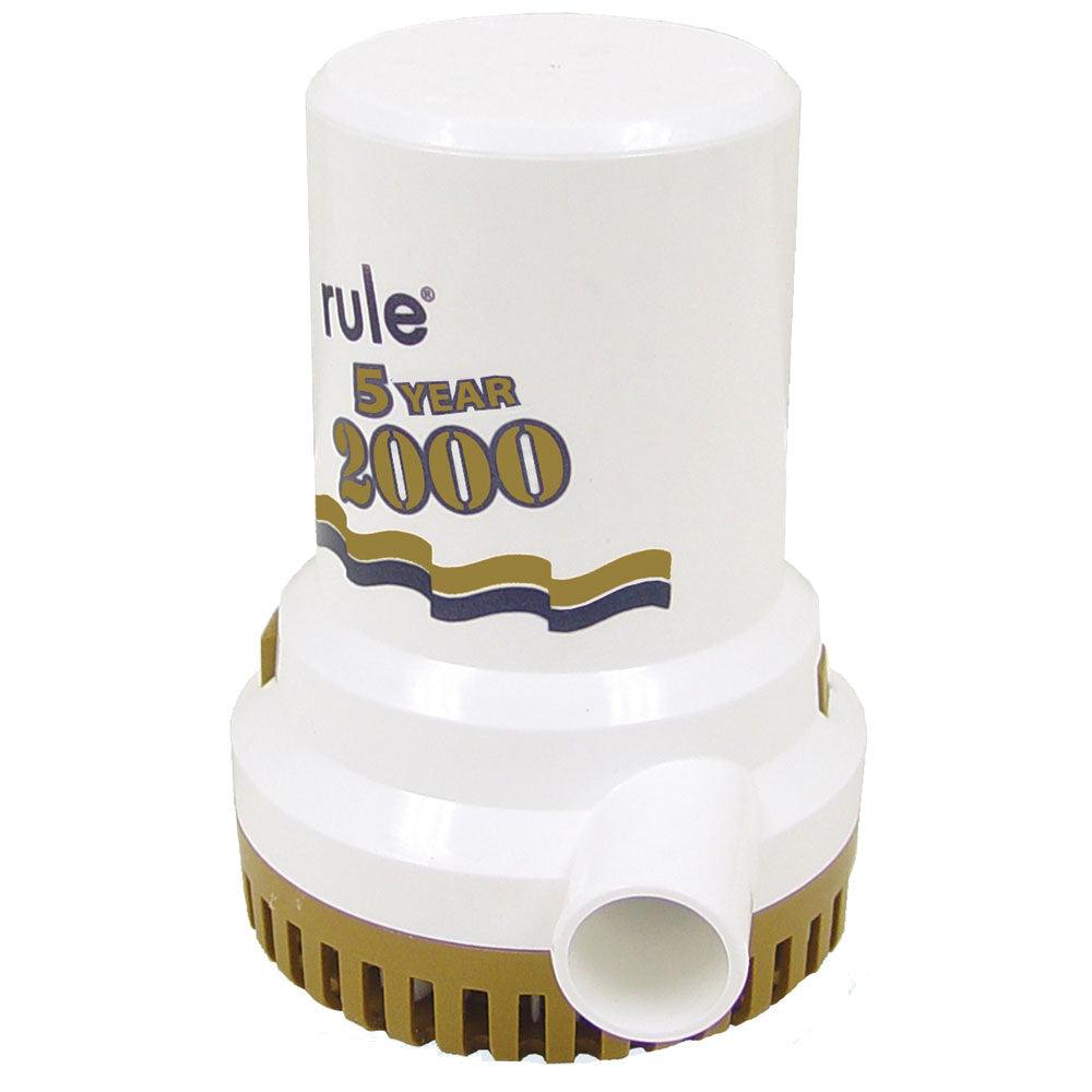 Rule 2000 G.P.H. "Gold Series" Bilge Pump [09] - SONARK MARINE 