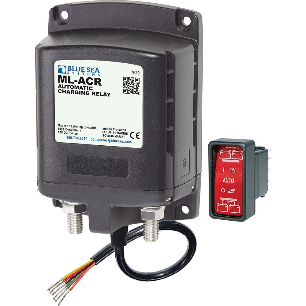 Blue Sea 7620 ML-Series Automatic Charging Relay (Magnetic Latch) 12VDC [7620] - SONARK MARINE 