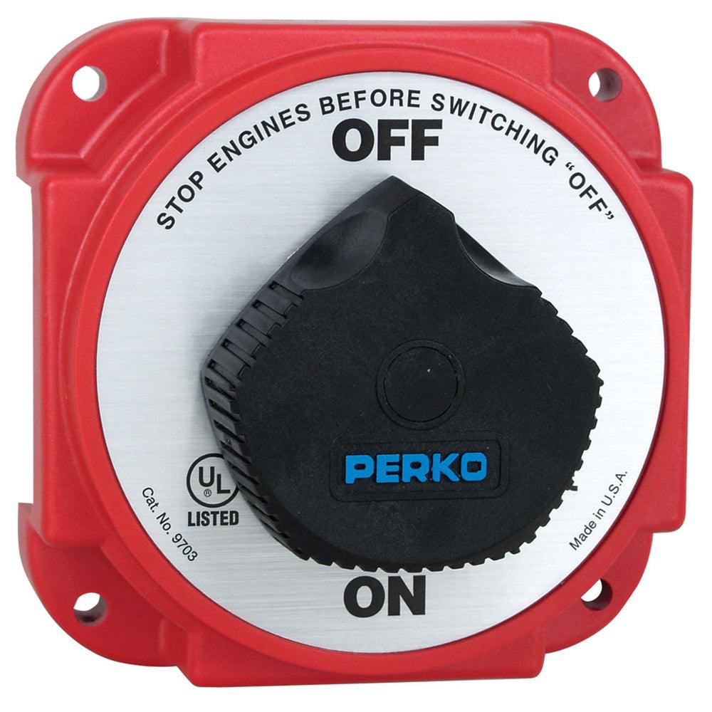 Perko 9703DP Heavy Duty Battery Disconnect Switch w/ Alternator Field Disconnect [9703DP] - SONARK MARINE 