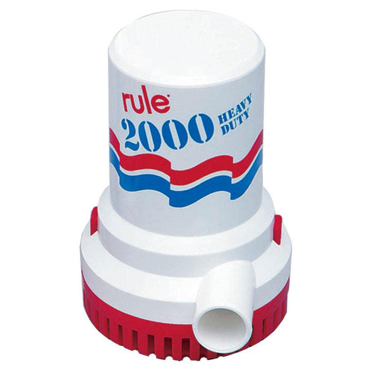 Rule 2000 GPH Non-Automatic Bilge Pump - 32v [11] - SONARK MARINE 