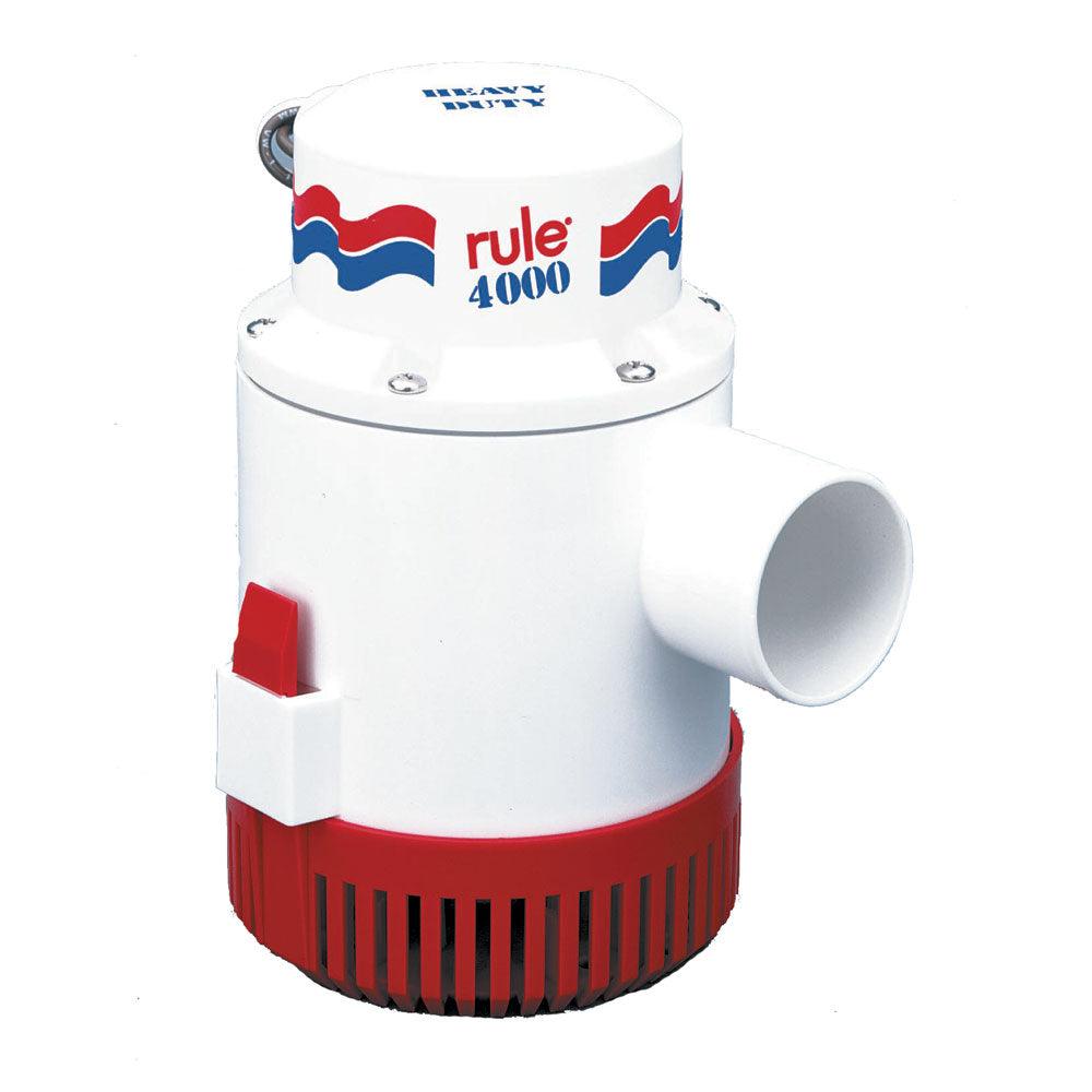 Rule 4000 Non-Automatic Bilge Pump - 12V [56D] - SONARK MARINE 