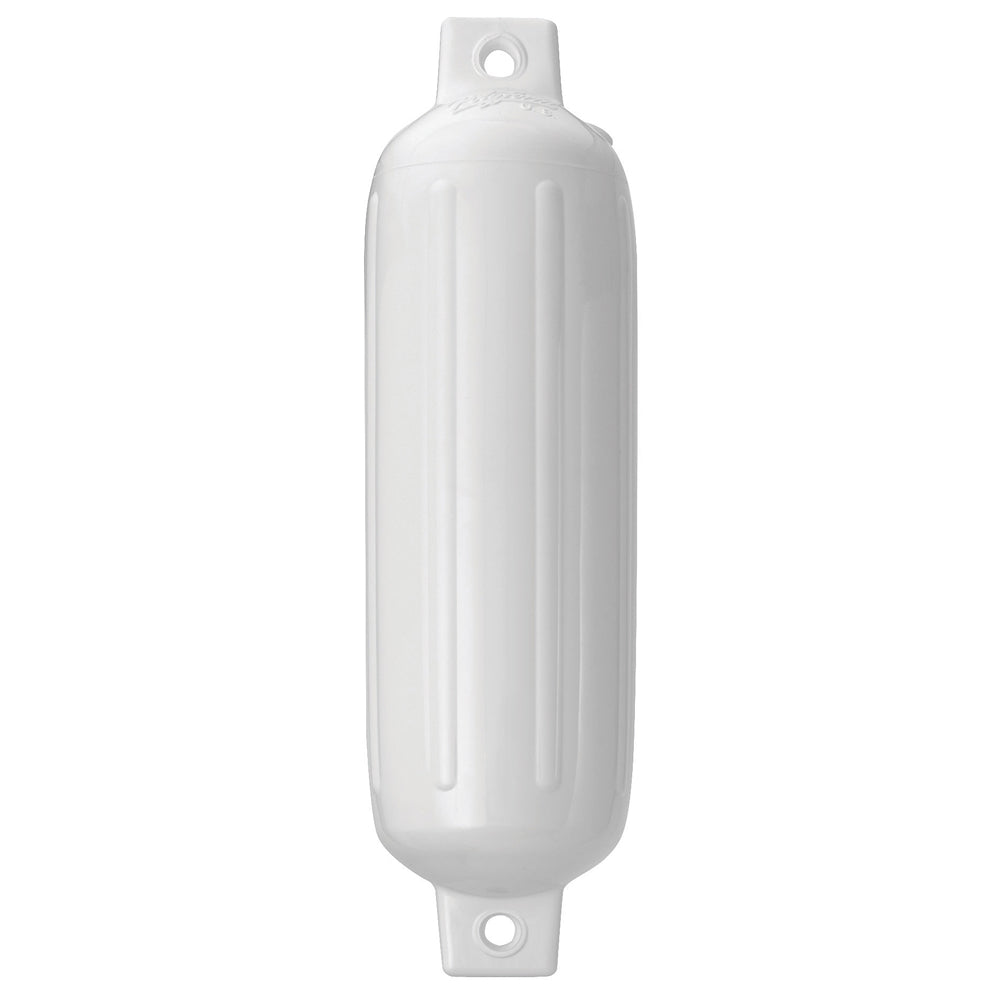 Polyform U.S. Polyform G-2 Twin Eye Fender 4.5" x 15.5" - White at Sonark Marine