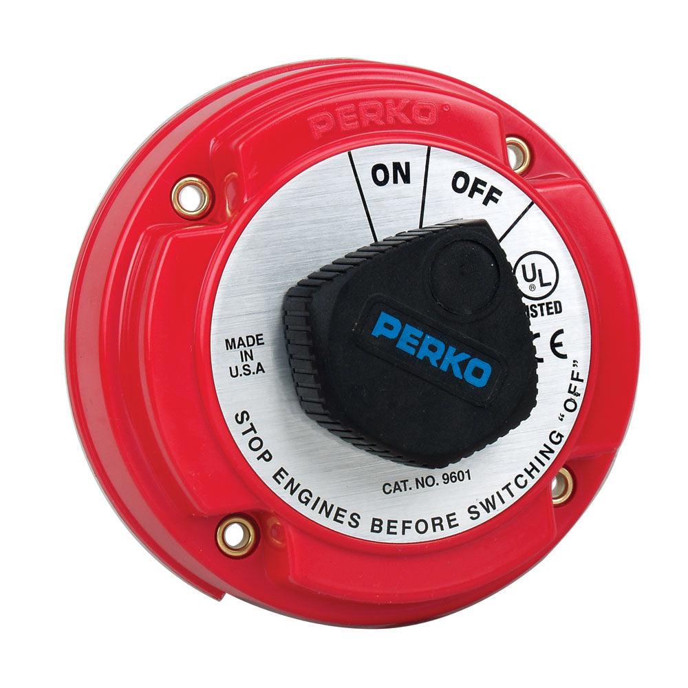 Perko Medium Duty Battery Disconnect Shut Off/On - 250 Amp Continuous, 12-32VDC [9601DP] - SONARK MARINE 