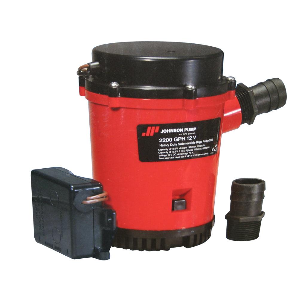 Johnson Pump 2200GPH Ultima Combo Auto Bilge Pump - 12V [02274-001] - SONARK MARINE 