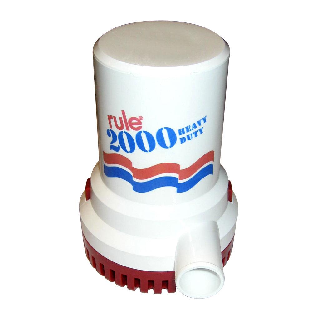 Rule 2000 G.P.H. Non-Automatic Bilge Pump - 24V [12] - SONARK MARINE 