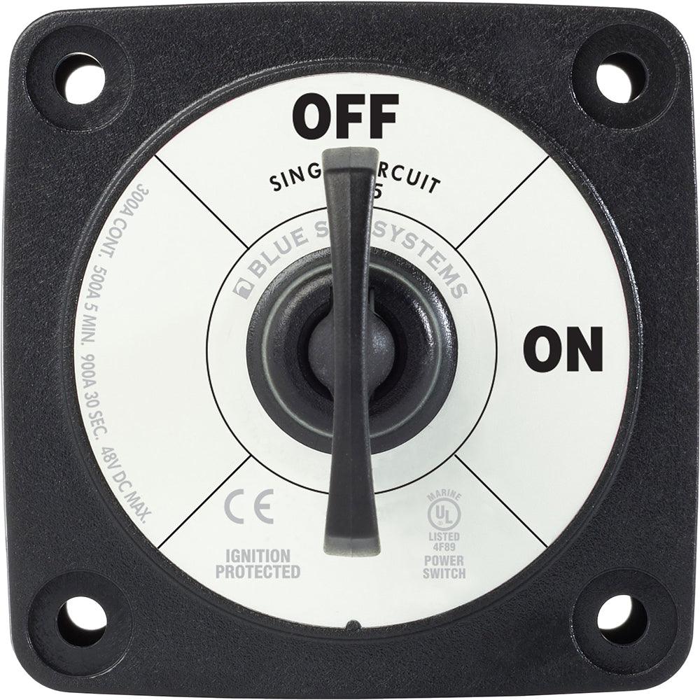 Blue Sea 6005200 Battery Switch Single Circuit ON-OFF - Black [6005200] - SONARK MARINE 