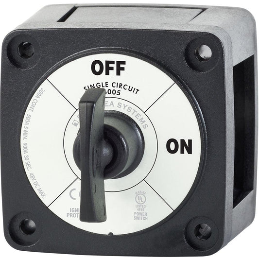 Blue Sea 6005200 Battery Switch Single Circuit ON-OFF - Black [6005200] - SONARK MARINE 