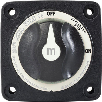 Blue Sea 6010200 Battery Switch Dual Circuit - Black [6010200] - SONARK MARINE 