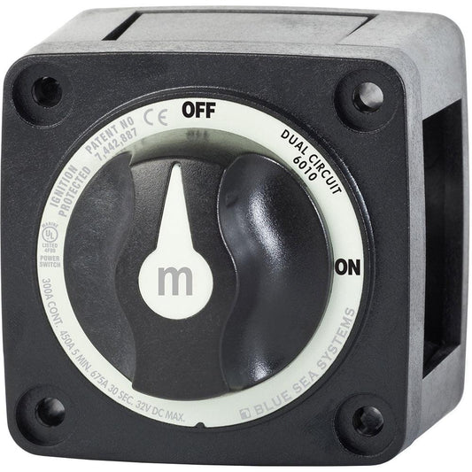 Blue Sea 6010200 Battery Switch Dual Circuit - Black [6010200] - SONARK MARINE 