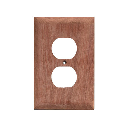 Whitecap Teak Outlet Cover/Receptacle Plate [60170] - SONARK MARINE 