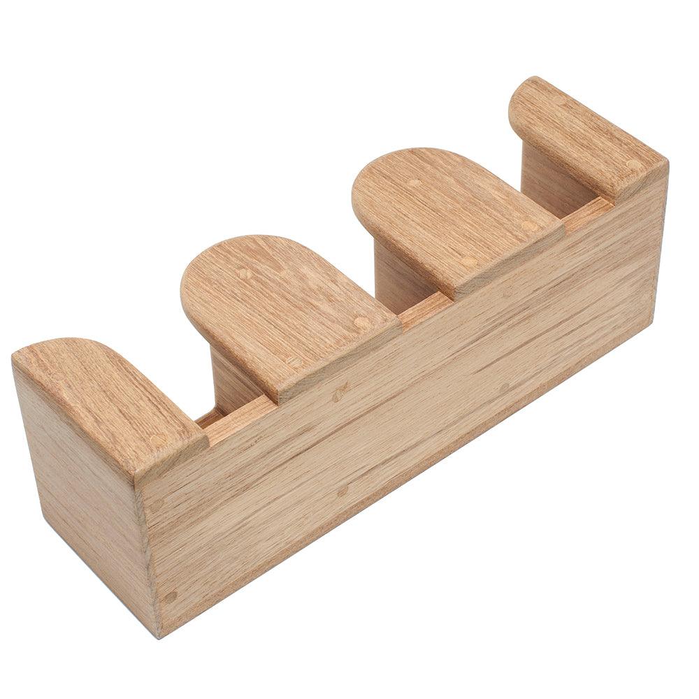 Whitecap Teak THree Mug Rack [62410] - SONARK MARINE 